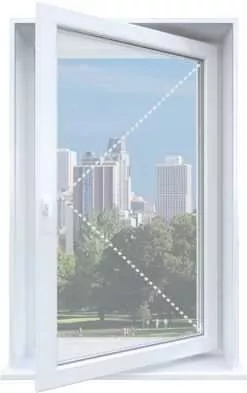 Rehau Delight Одностворчатое окно 900×1415 мм
