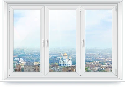 KBE Master Трехстворчатое окно 1000×1800 мм